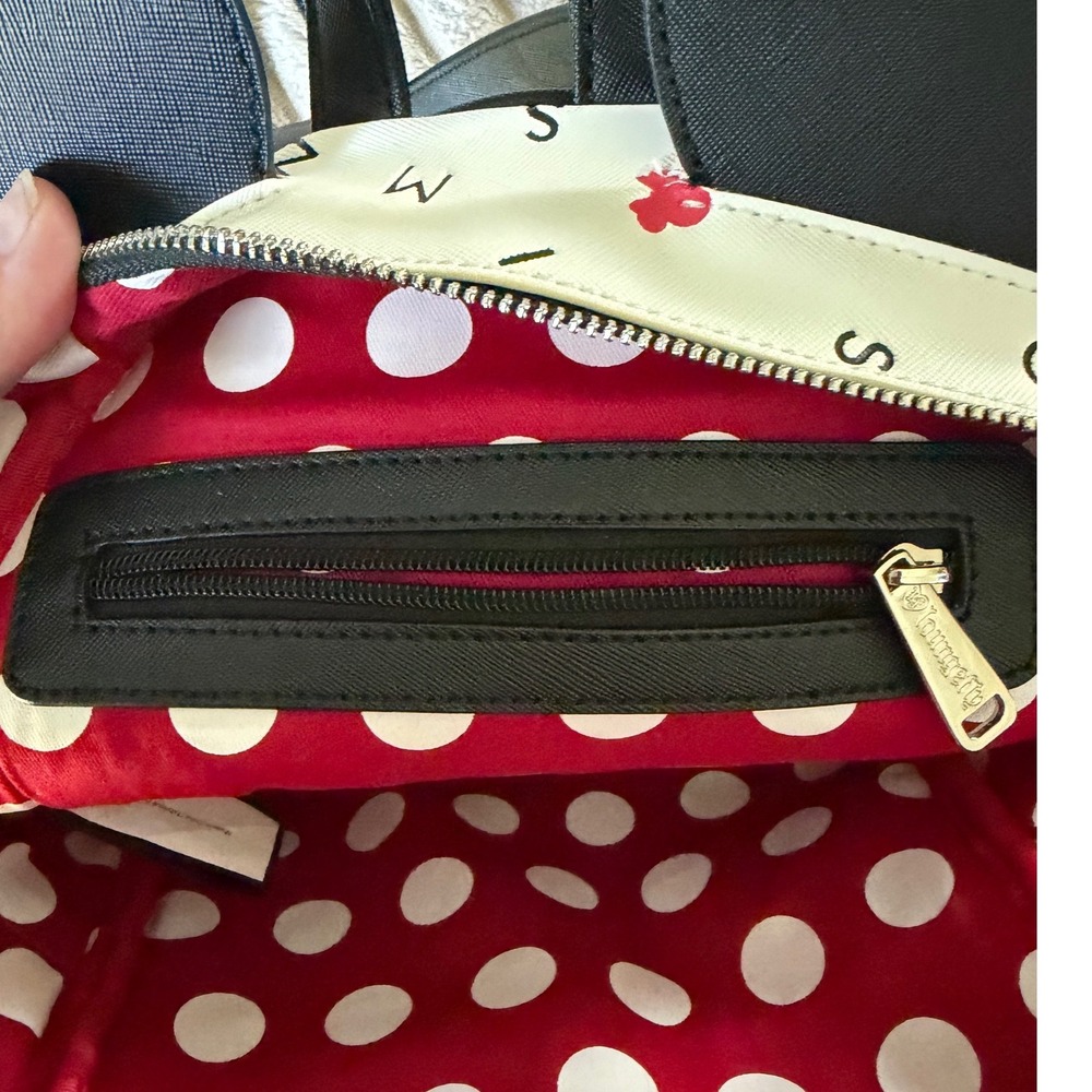 Rare Loungefly Disney Minnie Mouse Scattered Letters Mini Backpack BoxLunch HTF - Picture 8 of 10